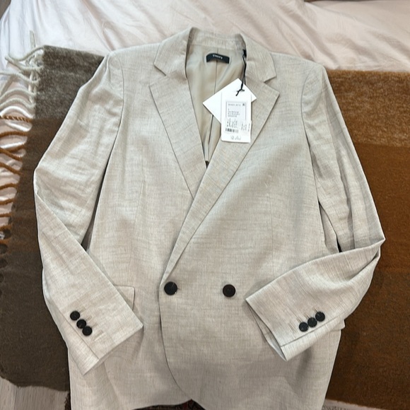 NWT Theory Linen Blazer size 4 - Picture 3 of 7